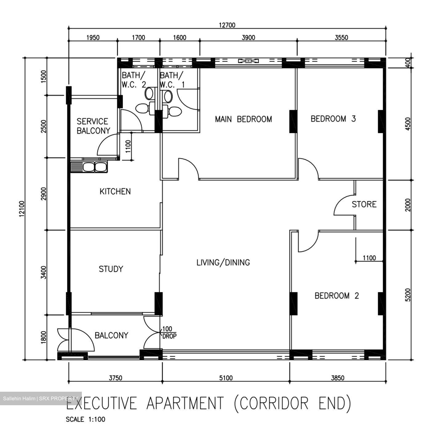 Blk 554 Choa Chu Kang North 6 (Choa Chu Kang), HDB Executive #547426401